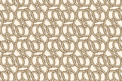 Marine ropes vector pattern