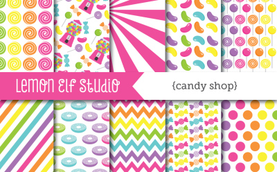 Candy Shop-Digital Paper (LES.DP05B)
