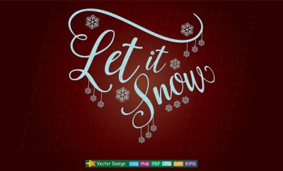 Let it Snow SVG 