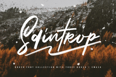 Saintrop Brush Font Collection