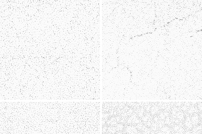 Grey subtle dotted grunge vector textures, distressed noise weathered 