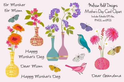 Mother's Day Card Clipart