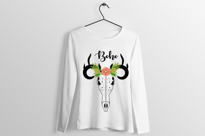 Boho Style T-Shirt Design