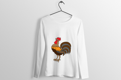 Rooster T-Shirt Design