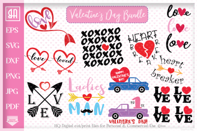 Valentine&#039;s day bundle SVG, Valentine&#039;s day designs Bundle