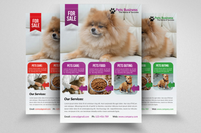 Pet Shop Flyer Template