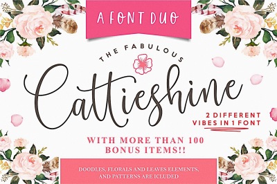 Cattieshine - Font Duo