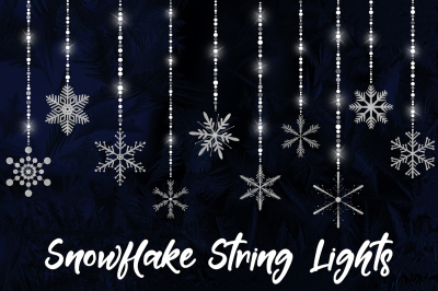 Snowflake String Lights