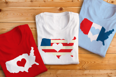 Love America | SVG | PNG | DXF