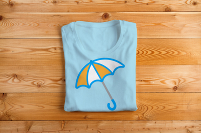 Spring Umbrella | SVG | PNG | DXF