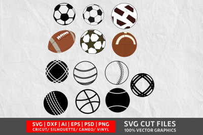 Download Download Football And Cricket Ball Svg Cut File Free Svg Files Heartbeat SVG, PNG, EPS, DXF File