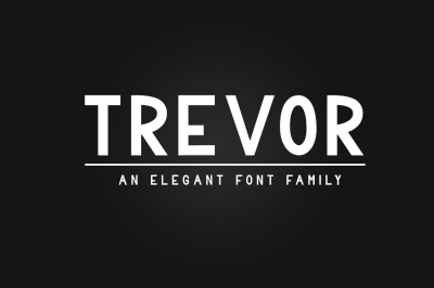 Trevor - Elegant Sans Serif Family