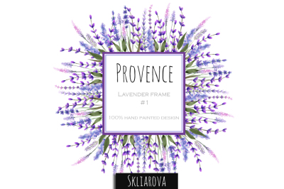 Provence. Lavender frame #1