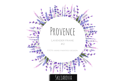 Provence. Lavender frame #2