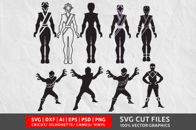 Download Power Rangers Svg Cut File Free