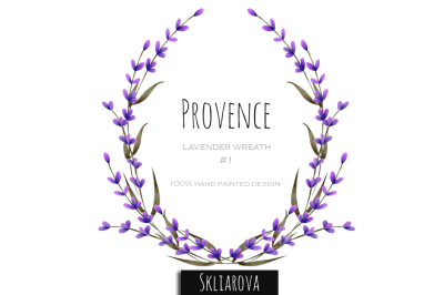 Provence. Lavender wreath #1