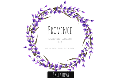 Provence. Lavender wreath #2