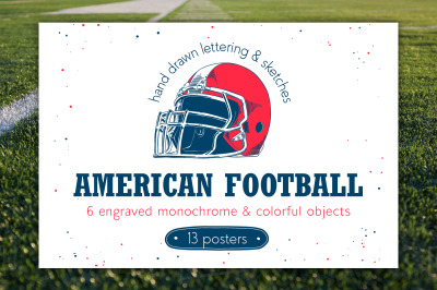 American Football Illustrations