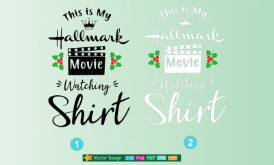 This is My Hallmark Christmas Movie Watching Shirt SVG
