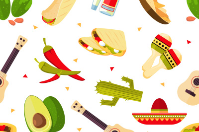 Aztec theme, cartoon mexican food, tequila, red hot chili peppers, som