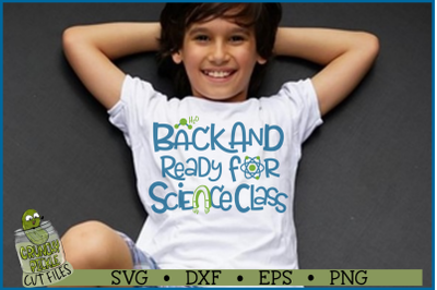 Back and Ready for Science Class SVG