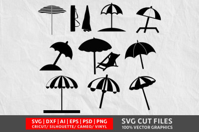 Download Download Beach Umbrella Svg Cut File Free PSD Mockup Templates