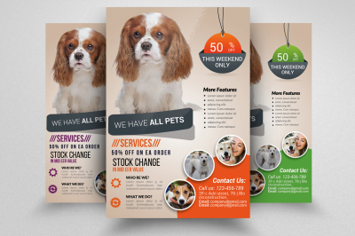 Pet Shop Flyer Template