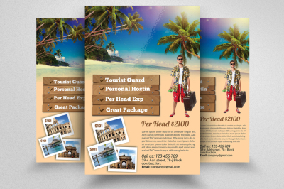 Tour and Travel Flyer Template