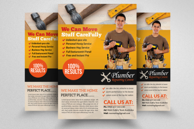 Handyman & Plumber Service Flyer