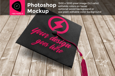 Graduation Cap Design | Photoshop Mock Up