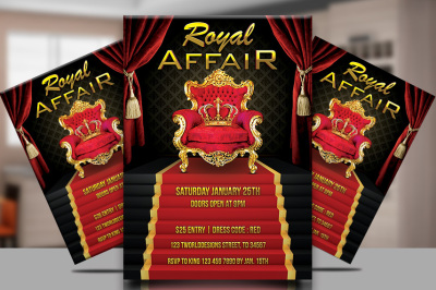 Royal Affair Flyer Template