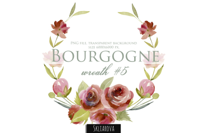 Bourgogne. Wreath #5