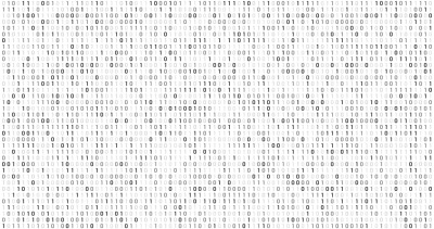 Binary matrix code. Computer data stream, digital security codes and g