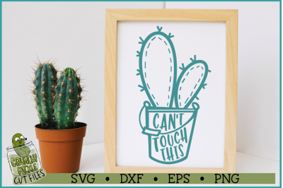 Can&#039;t Touch This Cactus SVG