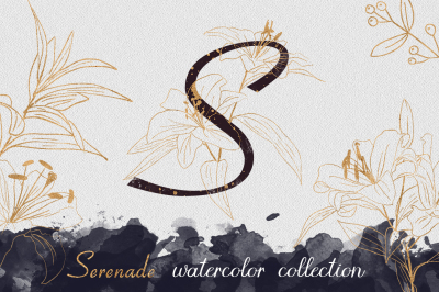 Serenade Gold Watercolor Collection