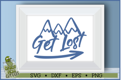 Get Lost Mountains SVG