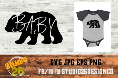 Baby Bear - SVG EPS PNG