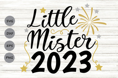 little mister 2023 svg, new years svg, 1st new year svg, new year boy.