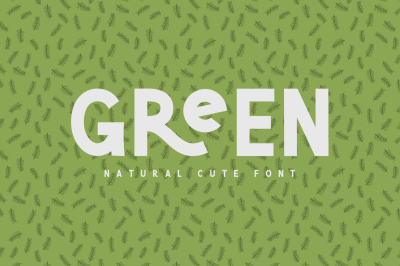 Green | Natural Cute Font