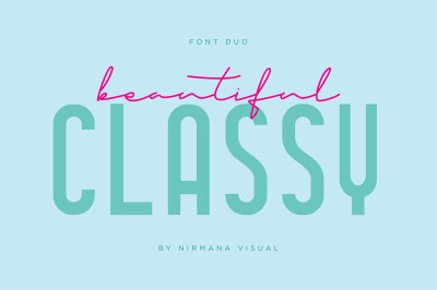 Classy Beautiful - Font Duo