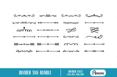 Divider SVG Bundle, Divider svg, Flourish svg, Swash svg, svg files