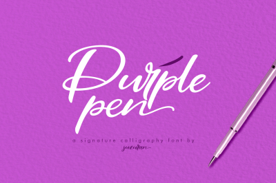 Purple Pen Script + Bonus