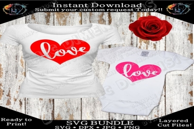 Valentines SVG Valentines Shirt - Valentines Day SVG, DXF Files for Ca