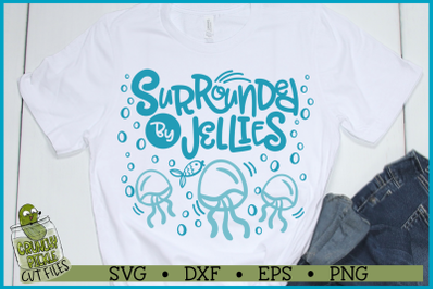 Surrounded By Jellies SVG