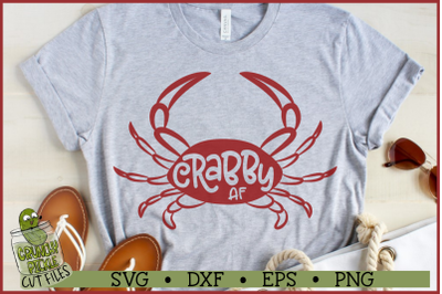 Crabby AF Crab SVG