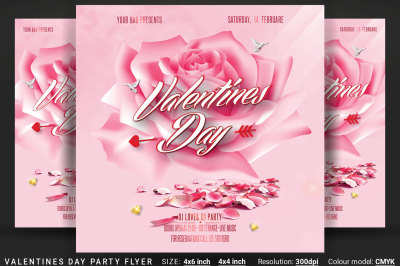 Valentines Day Party Flyer