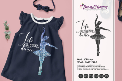 Ballerina SVG Cut File