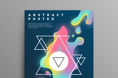 Motion&2C; mixing colorful liquid shapes vector modern background