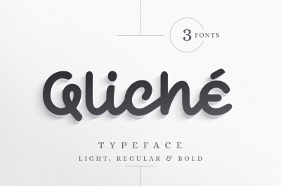 Qlich&eacute; Typeface
