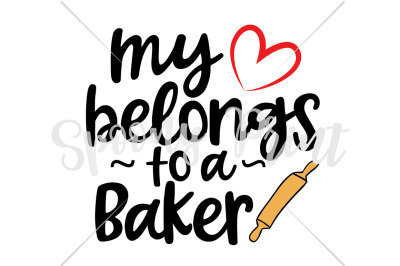 my heart belongs to a baker